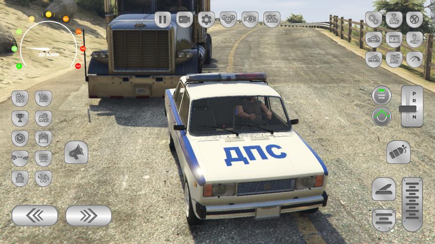 Русская полиция: Жигули гонки 螢幕截圖 2