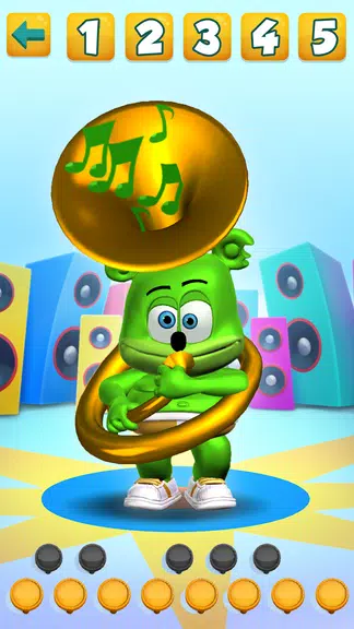 Talking Gummy Bear Kids Games ဖန်သားပြင်ဓာတ်ပုံ 3