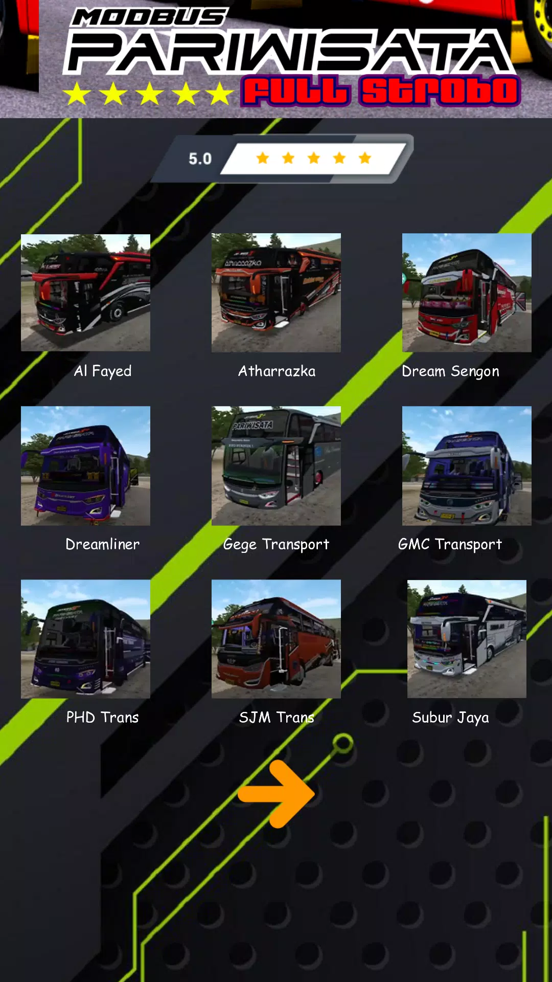 Mod Bus Pariwisata Full Strobo Ảnh chụp màn hình 1