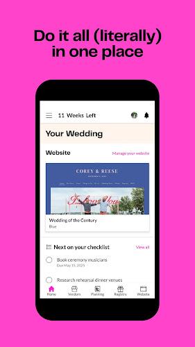 The Knot Wedding Planner ဖန်သားပြင်ဓာတ်ပုံ 1