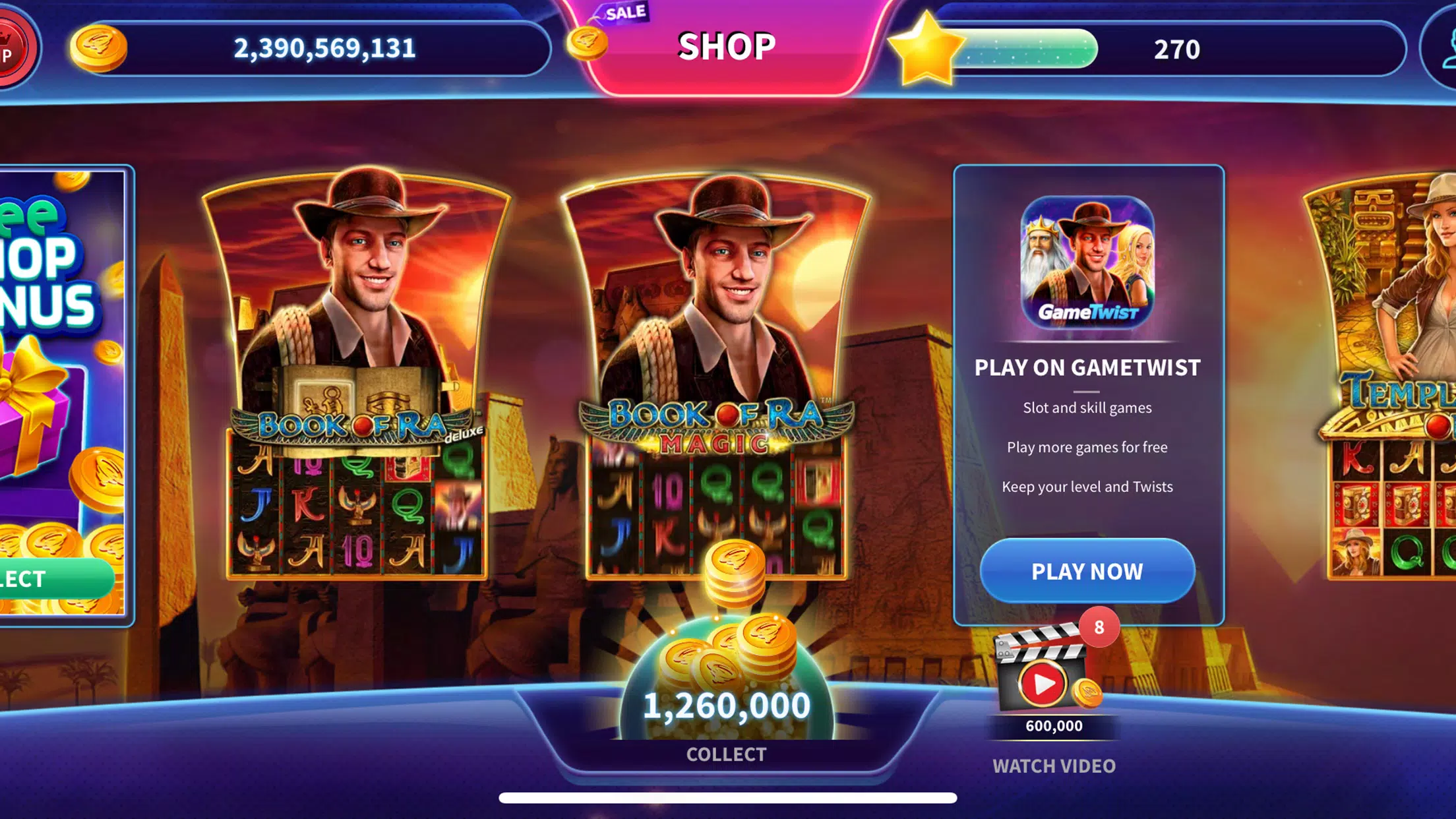 Book of Ra™ Deluxe Slot Capture d'écran 1