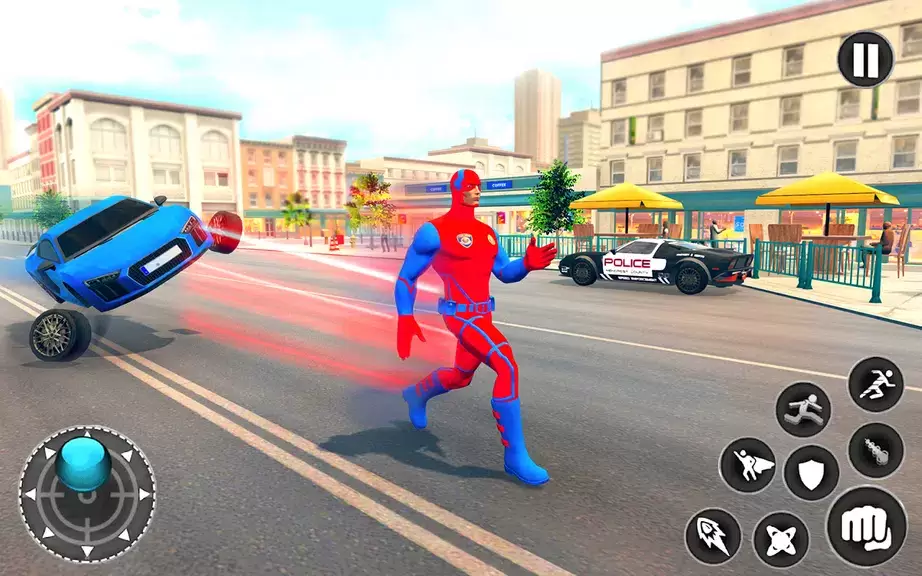 Captain Super Hero Man Game 3D Captura de pantalla 1