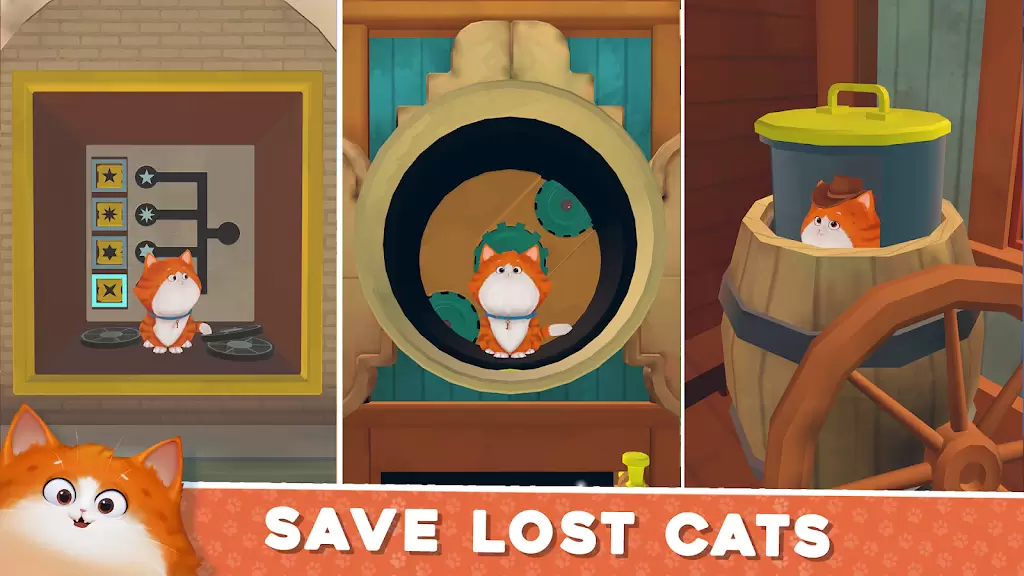 Cats in Time - Relaxing Puzzle ภาพหน้าจอ 1