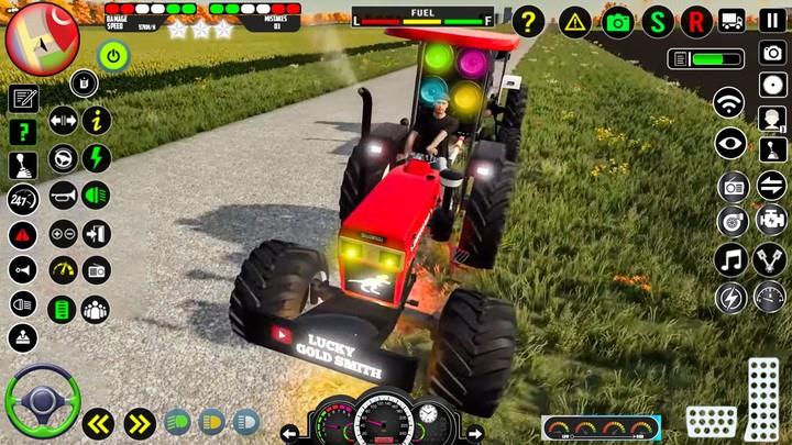 Real Farm Indian Tractor Game Screenshot 1