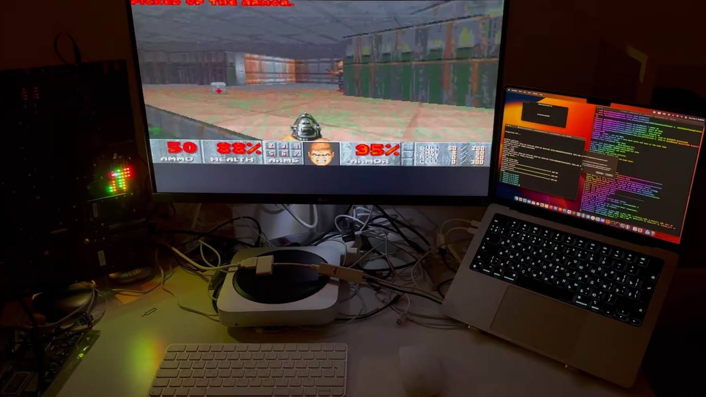 現在的厄運現在可以通過Lightning/HDMI適配器在Apple設備上播放