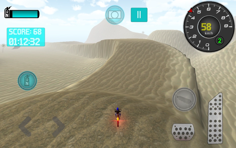 Bike Offroad Simulator ภาพหน้าจอ 1