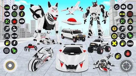 Fox Robot Transform Bike Game Screenshot 1