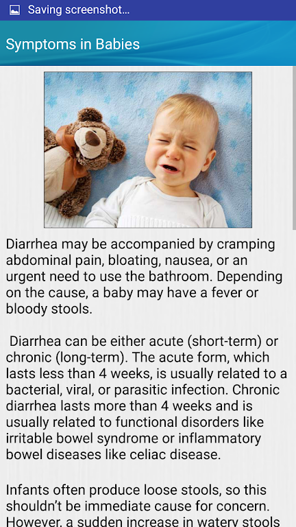 Schermata Diarrhea and Dehydration Help 2