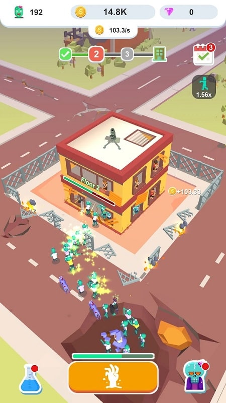 Idle Zombie Army Captura de pantalla 1