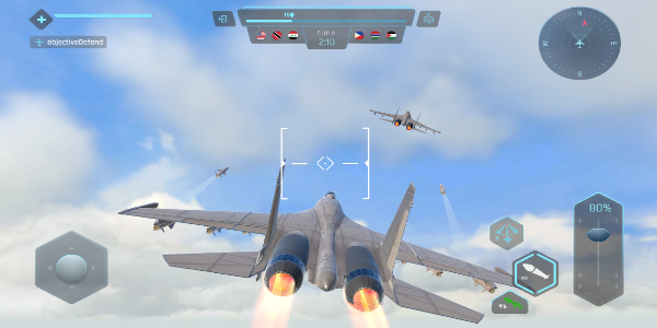 Sky Warriors: Airplane Games স্ক্রিনশট 0