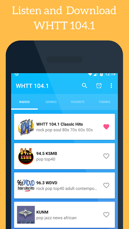 Schermata WHTT 104.1 Classic Hits Radio Buffalo New York 0