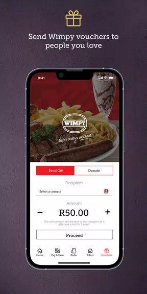 Wimpy Rewards App Capture d'écran 1