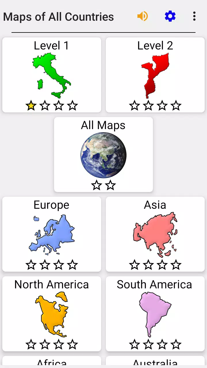 Maps of All Countries Geo-Quiz Ekran Görüntüsü 2