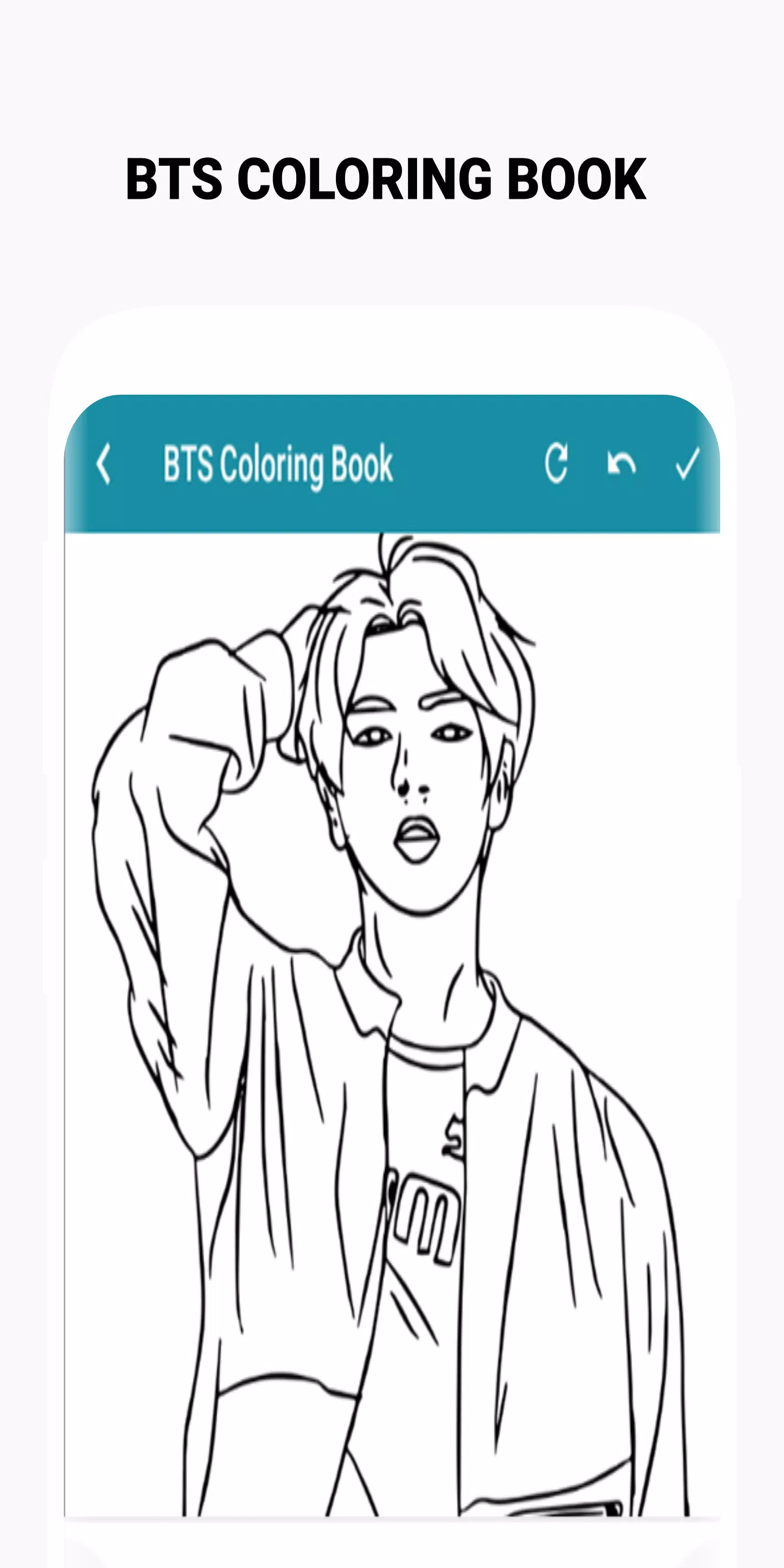 BTS Coloring Book Zrzut ekranu 2