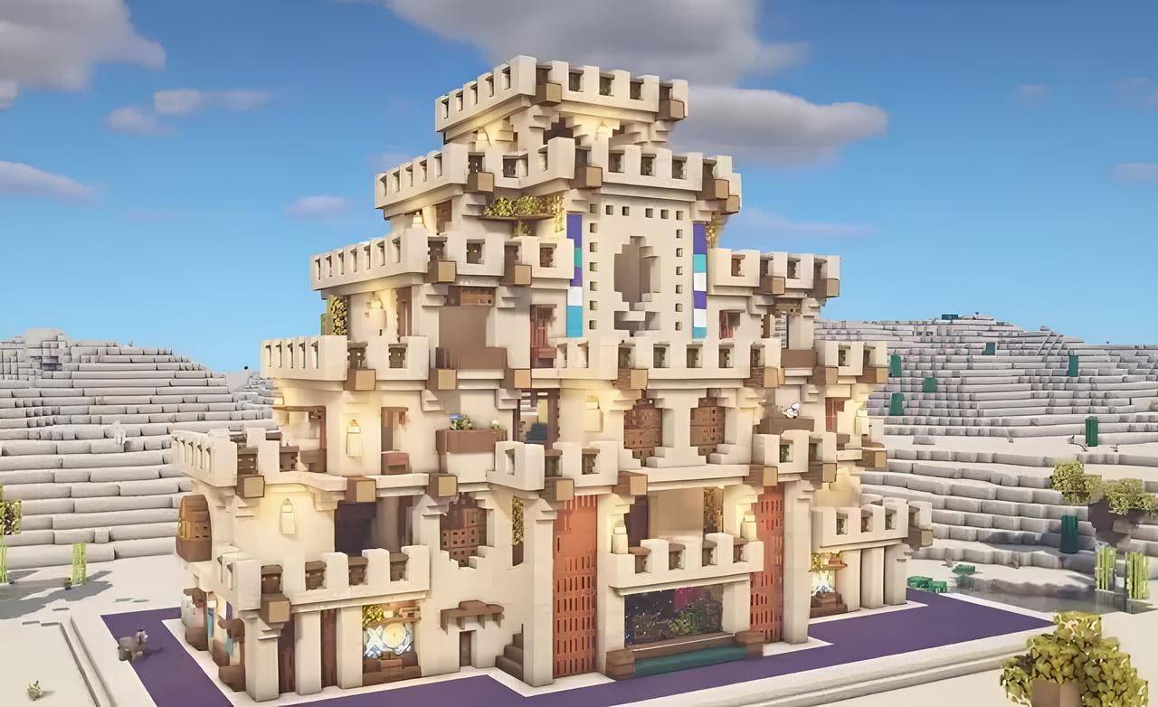 Desert Castle Minecraft