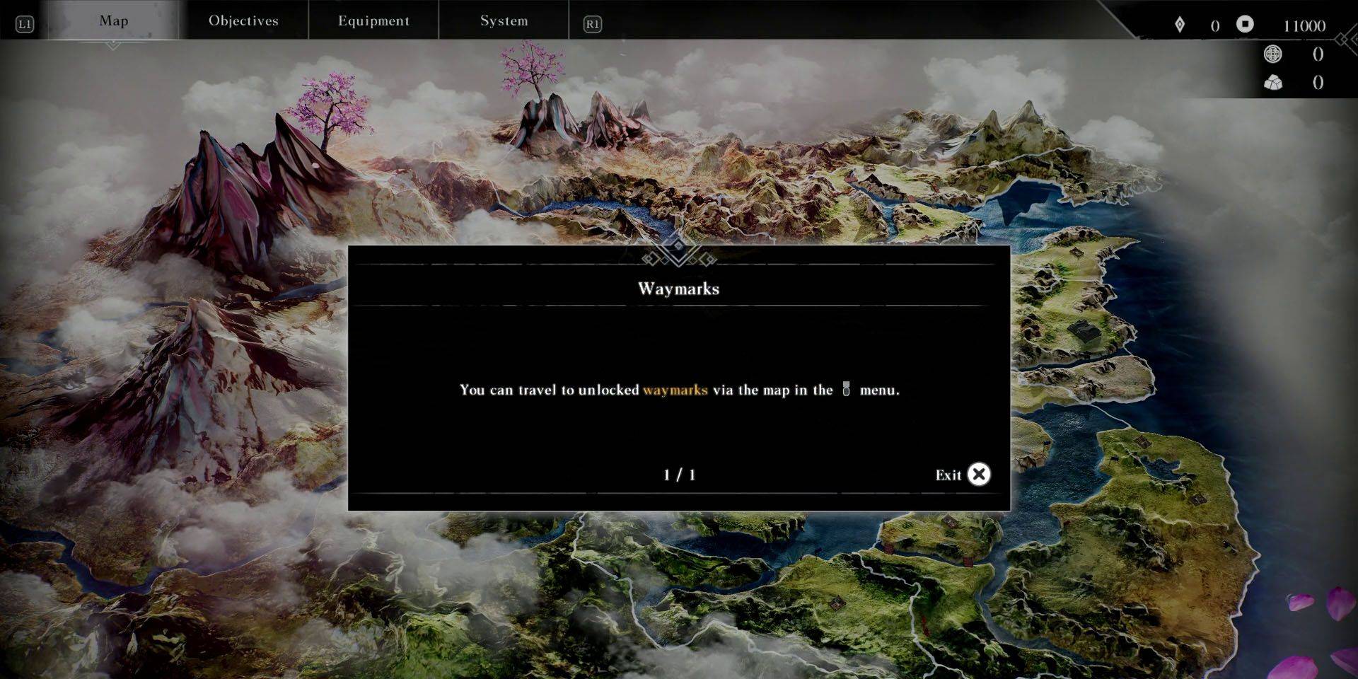 Contrôles de navigation sur la carte dans Dynasty Warriors: Origins