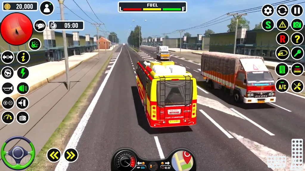 Coach Bus Driving 3D Bus Game Tangkapan skrin 1