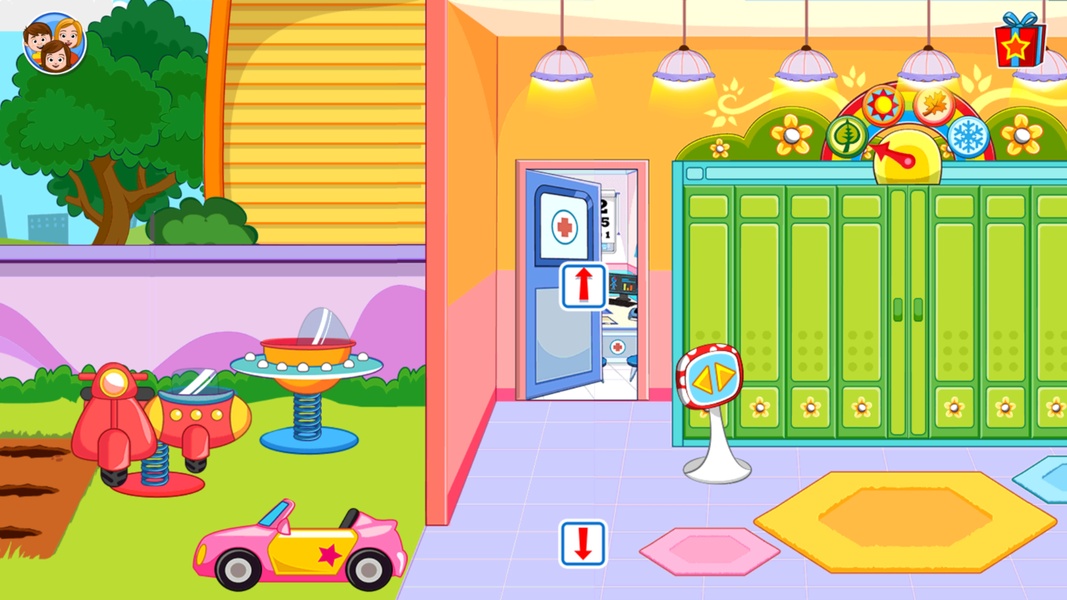 My Town : Preschool Captura de pantalla 1