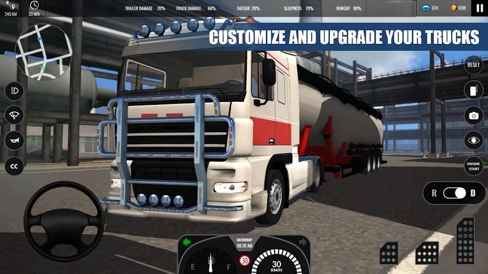 Truck Simulator PRO Europe ဖန်သားပြင်ဓာတ်ပုံ 2