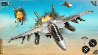 Combat Fighting Airplane Games Ảnh chụp màn hình 0