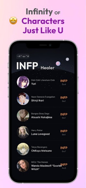 Pdbee: MBTI, Friends, Chat Zrzut ekranu 2