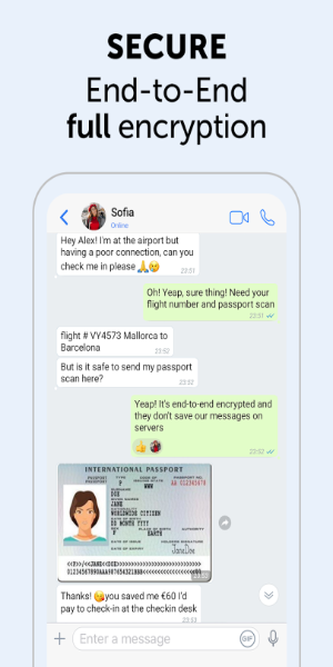 Zangi Private Messenger 螢幕截圖 1