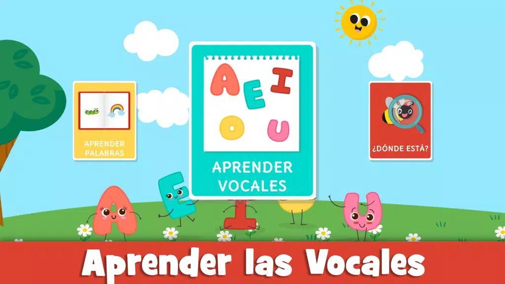 Schermata Vowels for children 3 5 years 0