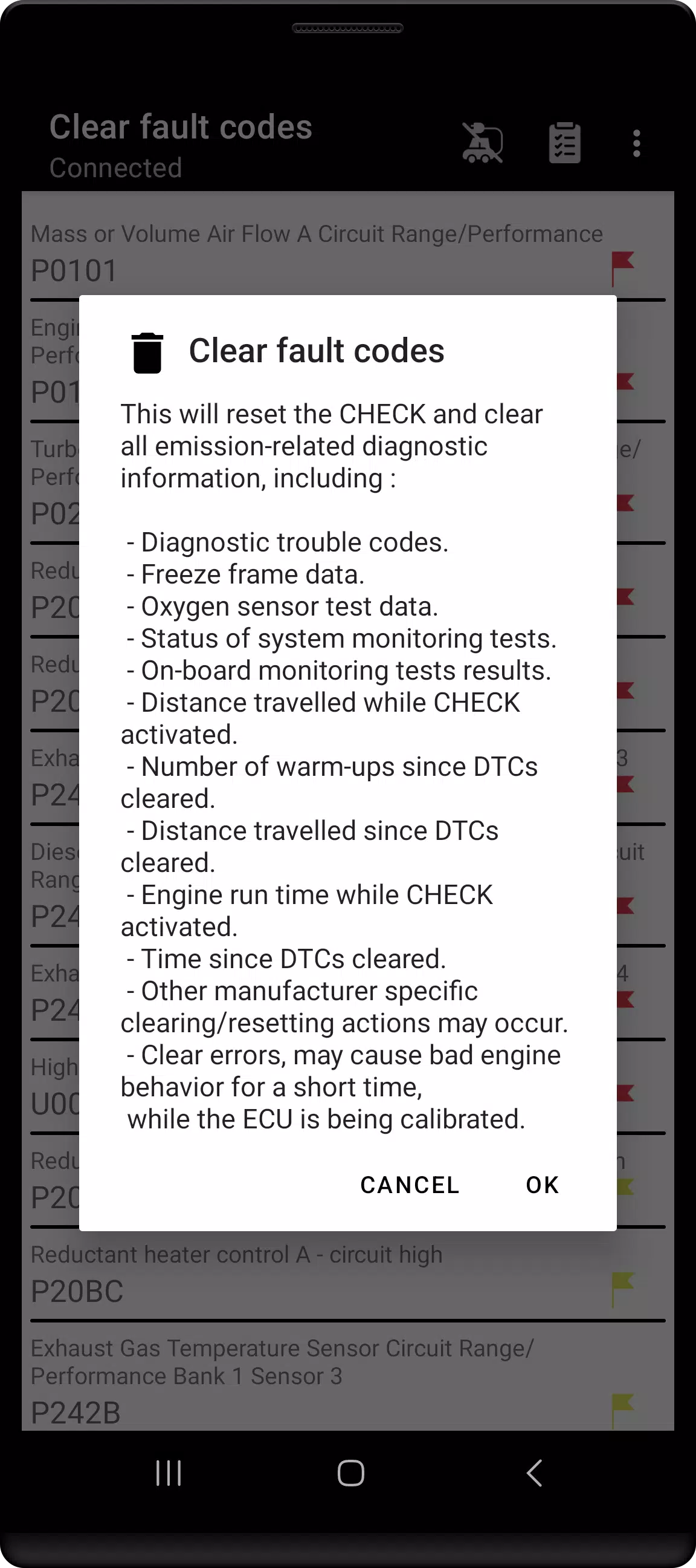 Tor OBD2 Diagnostics Tangkapan skrin 3