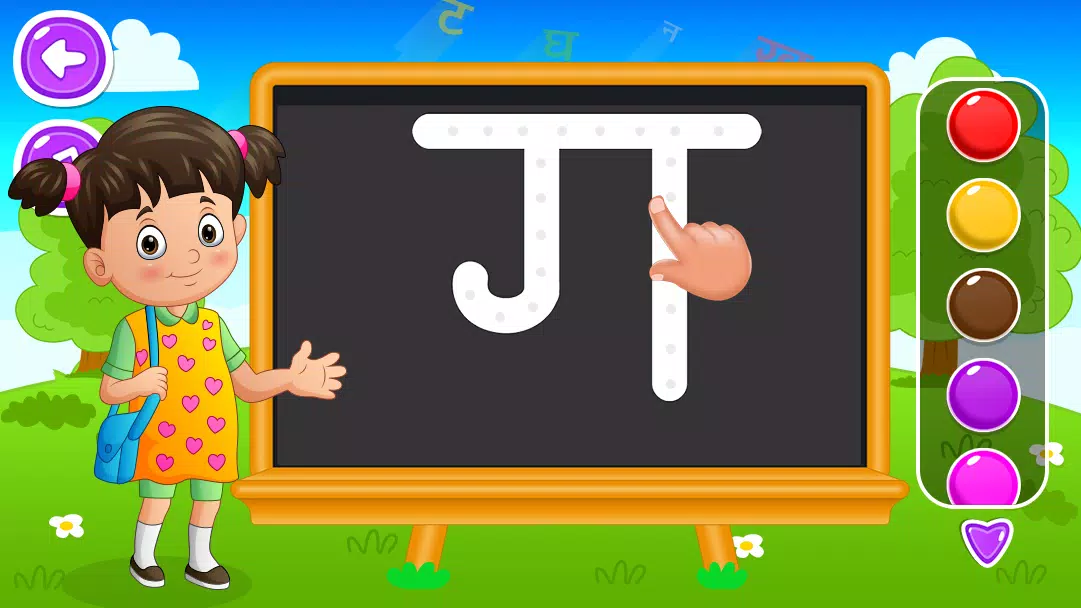 Hindi Alphabets Learning Captura de tela 2