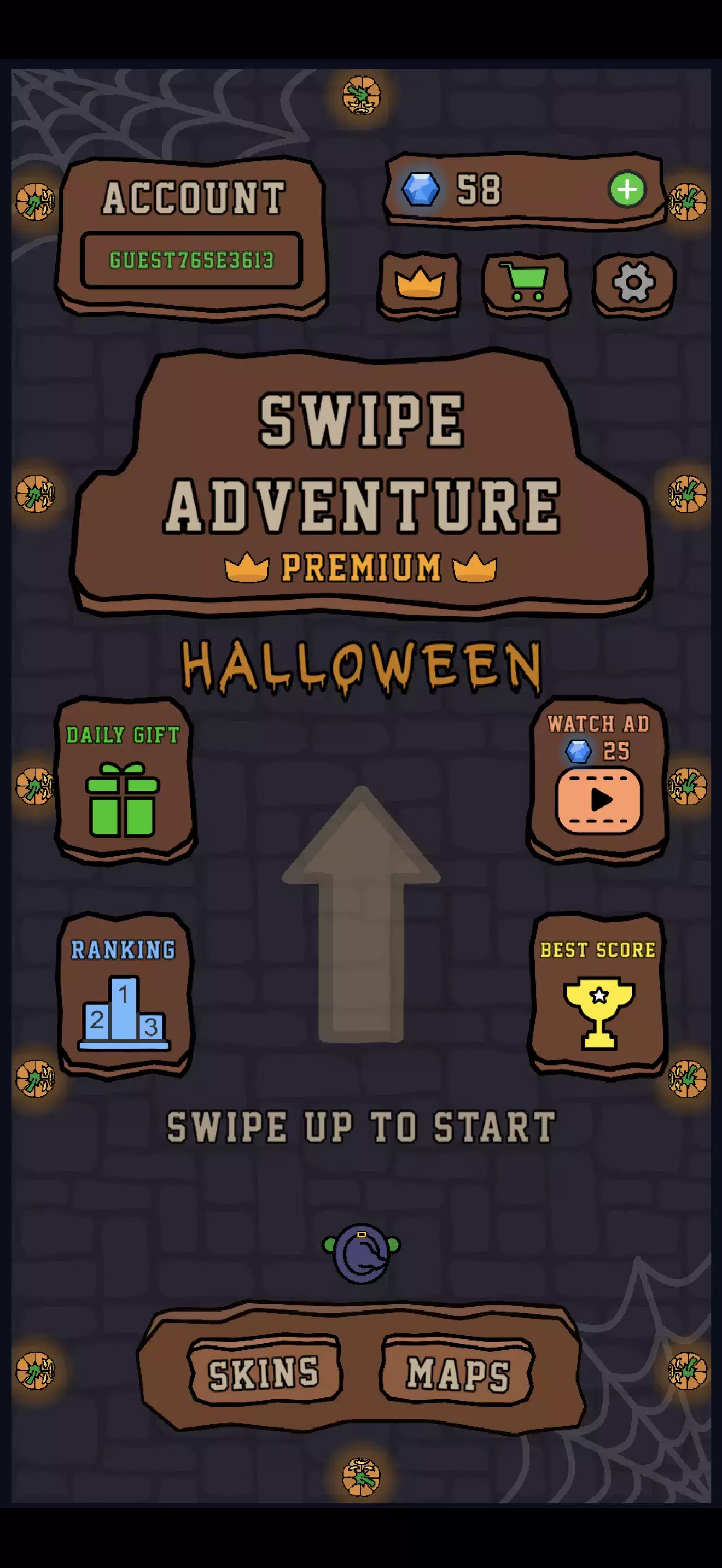 Swipe Adventure ภาพหน้าจอ 0