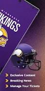 Minnesota Vikings Mobile ဖန်သားပြင်ဓာတ်ပုံ 1