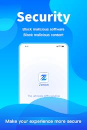 Zenon:Ultimate VPN solution Tangkapan skrin 1