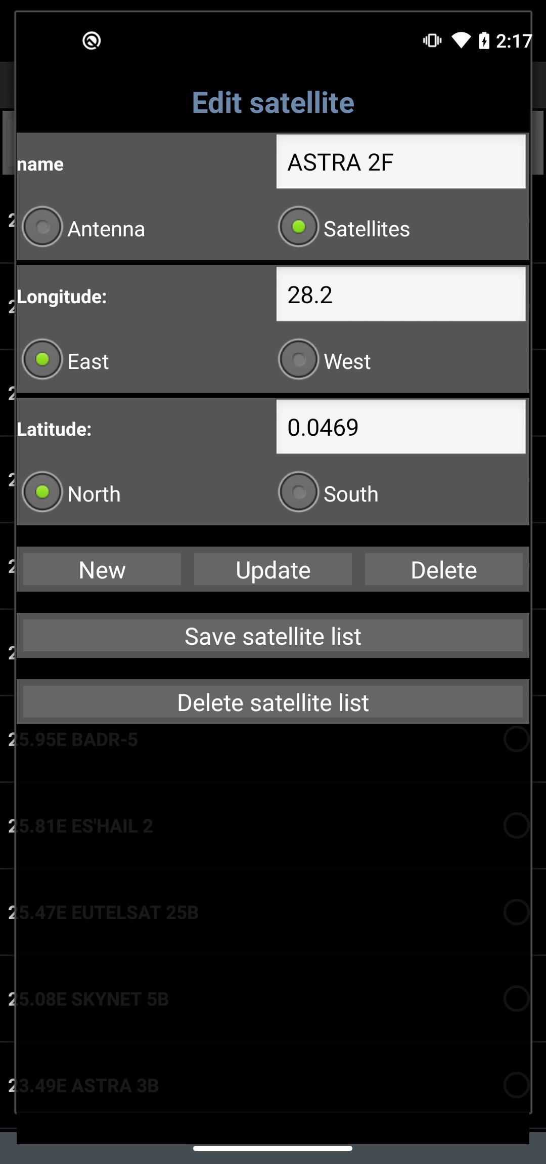 Satellite Locator Ekran Görüntüsü 3