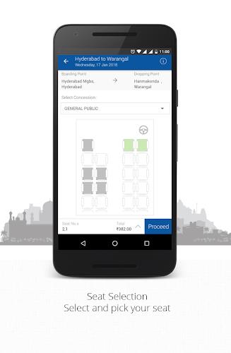 TSRTC Official Online Booking Tangkapan skrin 3