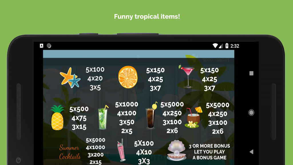 Lucky Vegas - Summer Cocktail Slot Jackpot Machine应用截图第2张