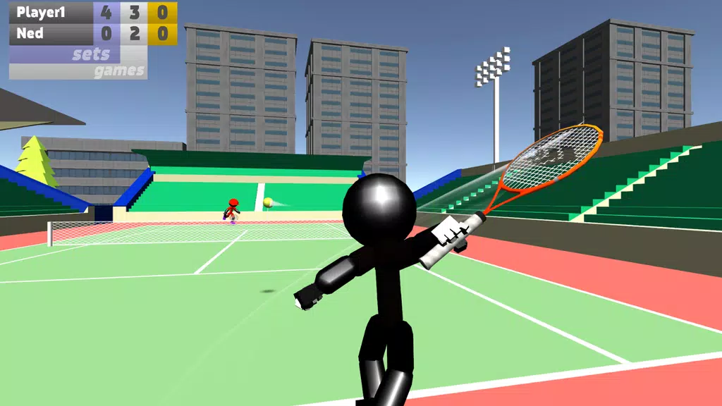 Stickman 3D Tennis应用截图第1张
