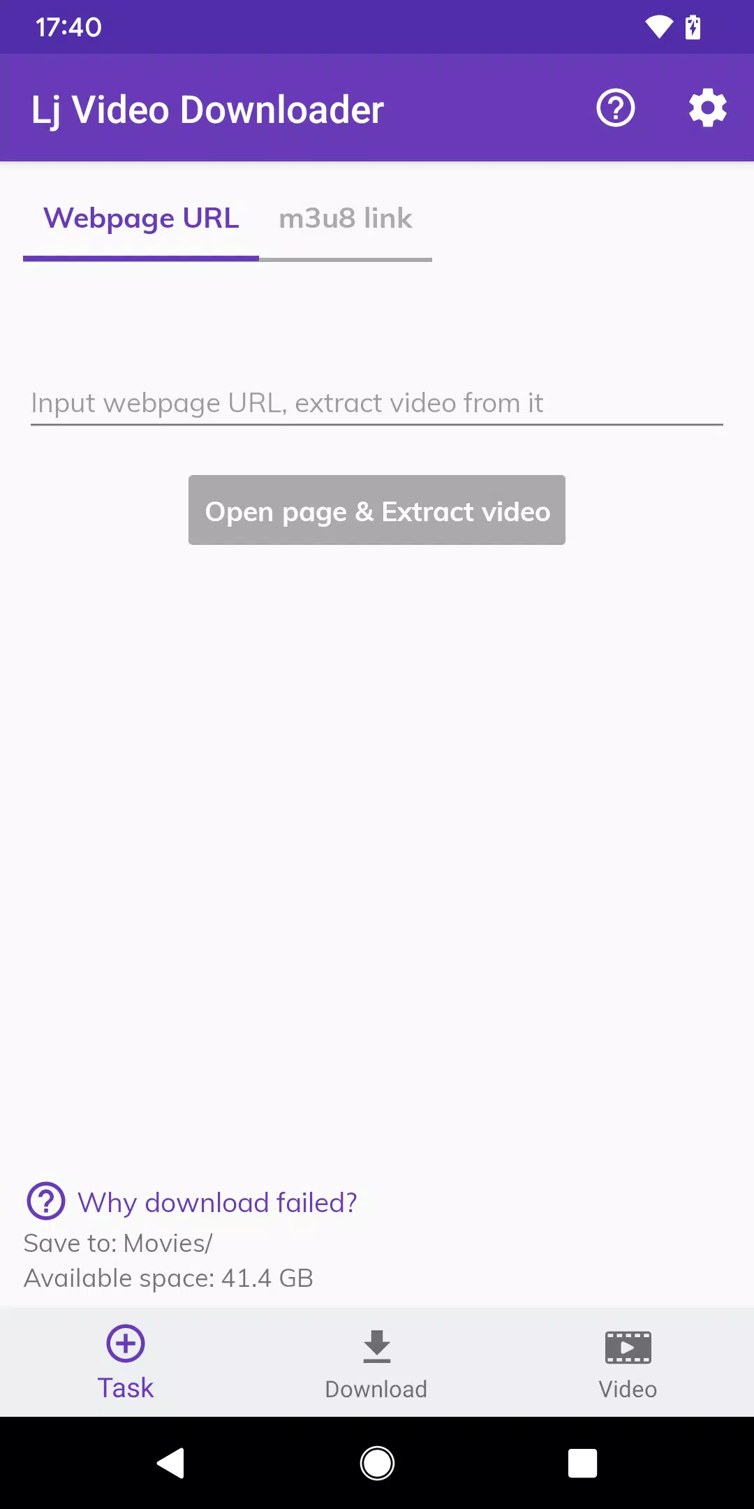 Lj 影片下載器 (m3u8, mp4, mpd) 螢幕截圖 0