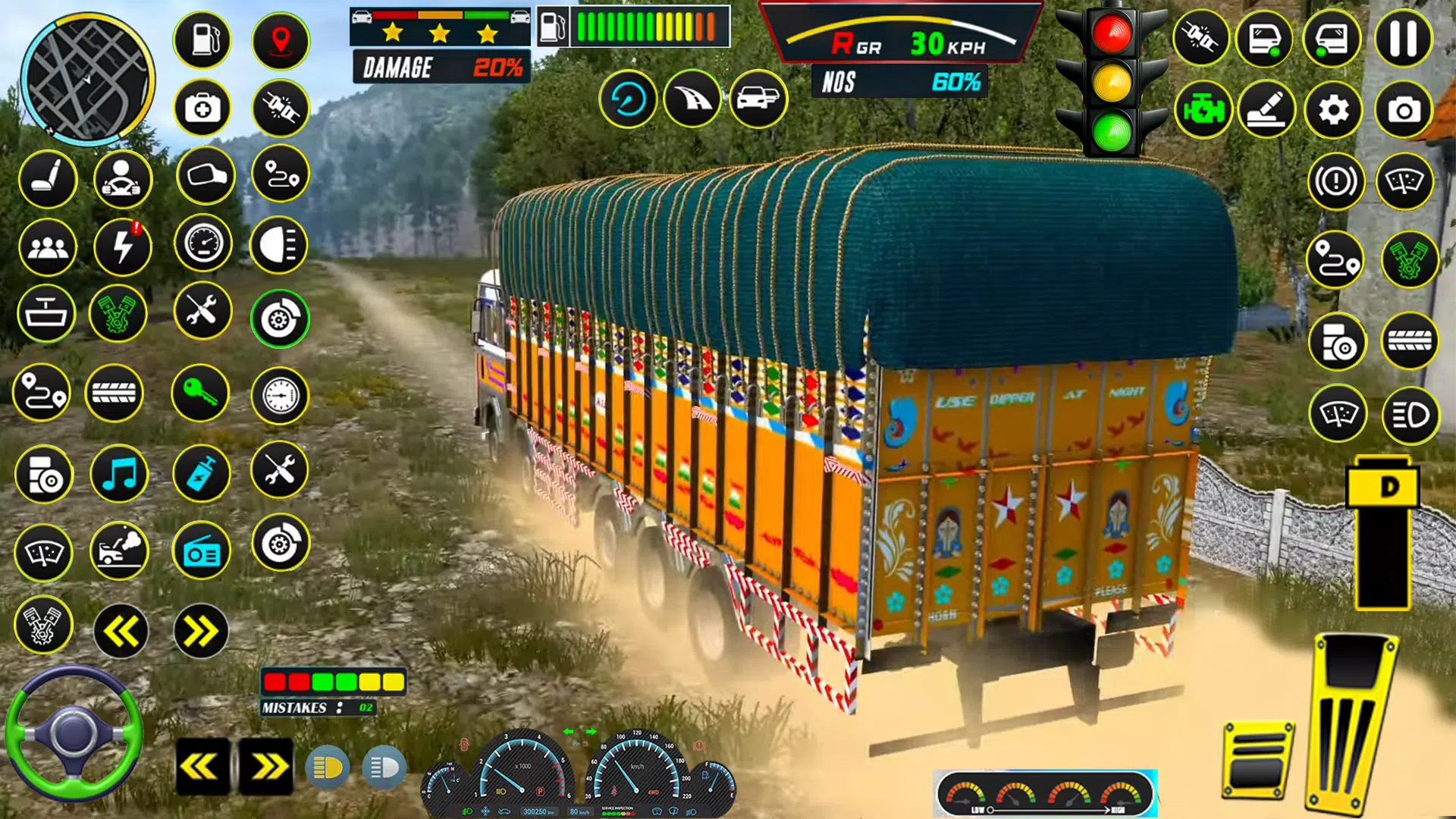 Indian Larry Truck Driving 3D Captura de tela 2