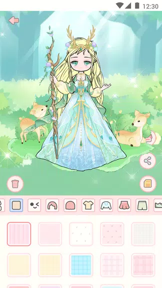 Cute live star:dress up avatar Tangkapan skrin 3