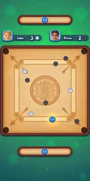 Carrom Strike - Disc Pool Game Captura de pantalla 3