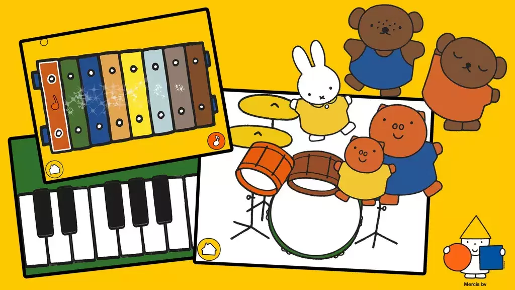 Miffy - Educational kids game Ảnh chụp màn hình 1