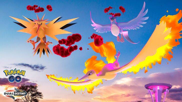 Legendary Birds Return: Articuno, Zapdos, Moltres Get Dynamax actualizaciones