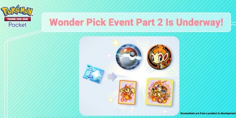 Pokemon TCG Pocket presenta nuevos accesorios con temática de chimchar con la segunda parte del evento Wonder Pick