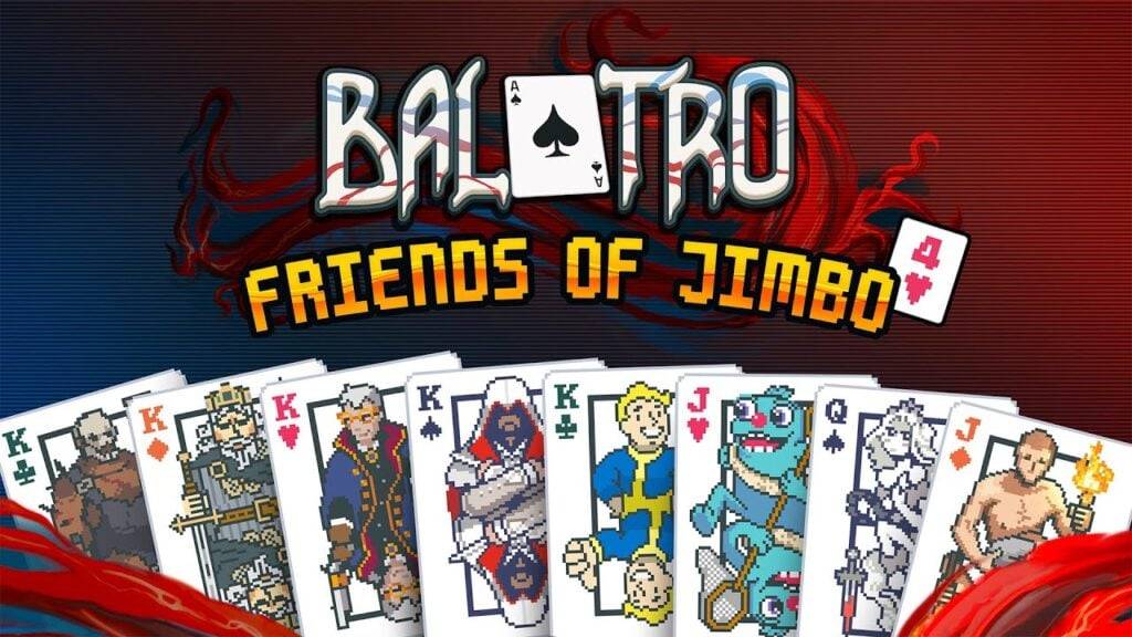 Balatro revela o Pack Friends of Jimbo 4 Collab!