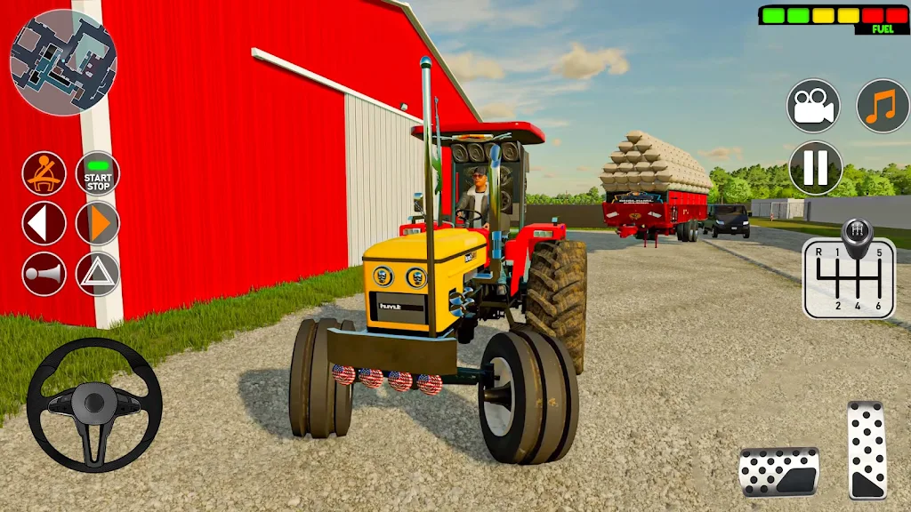 Cargo Tractor Farming Game 3D Captura de tela 0