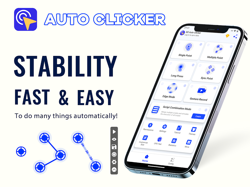 Schermata Auto Clicker-Automatic Tap Pro 0