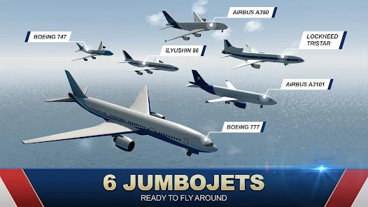 Jumbo Jet Flight Simulator Ảnh chụp màn hình 1