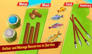 Island Survival Challenge Ảnh chụp màn hình 1