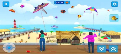 Kite Game Kite Flying Zrzut ekranu 2