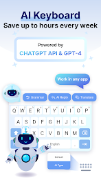 AI Type: AI Keyboard & Chat Captura de pantalla 1